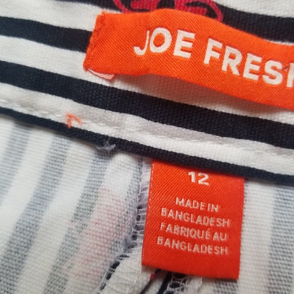 ❤️🛍️ Joe Fresh Black and White Shorts Size 12❤️🛍️ - Picture 5 of 10